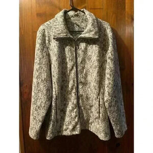 C.D. DANIELS 2X GRAY AND WHITE JACKET